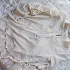 White Long sleeve blouses